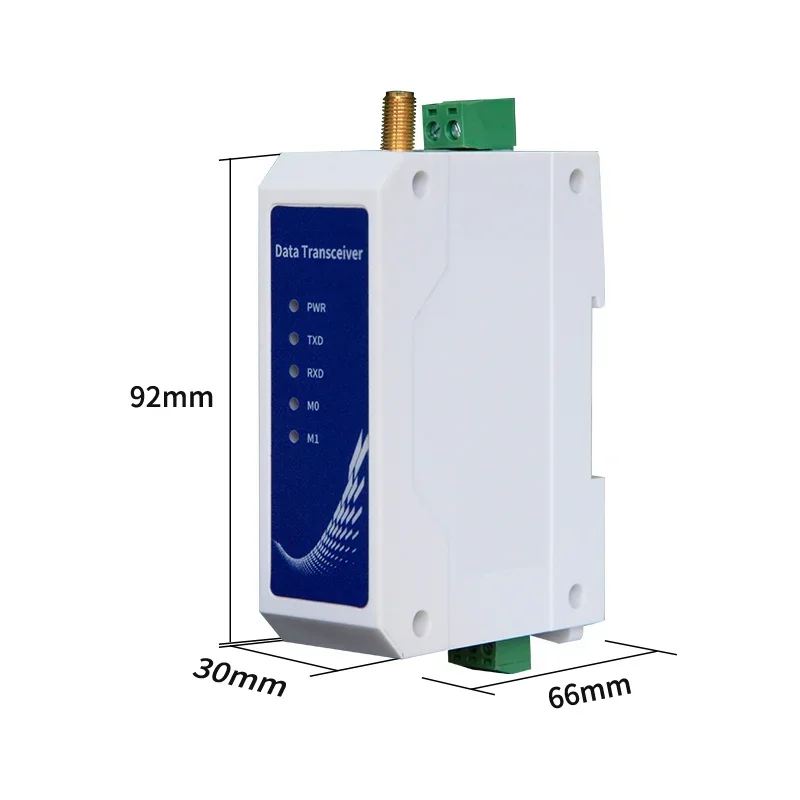 RS485 SX1268 LoRa Half duplex 30dBm Long Range 10km Modbus Din-Rail High Performance Wireless Data Transmission Relay LBT XHCIOT