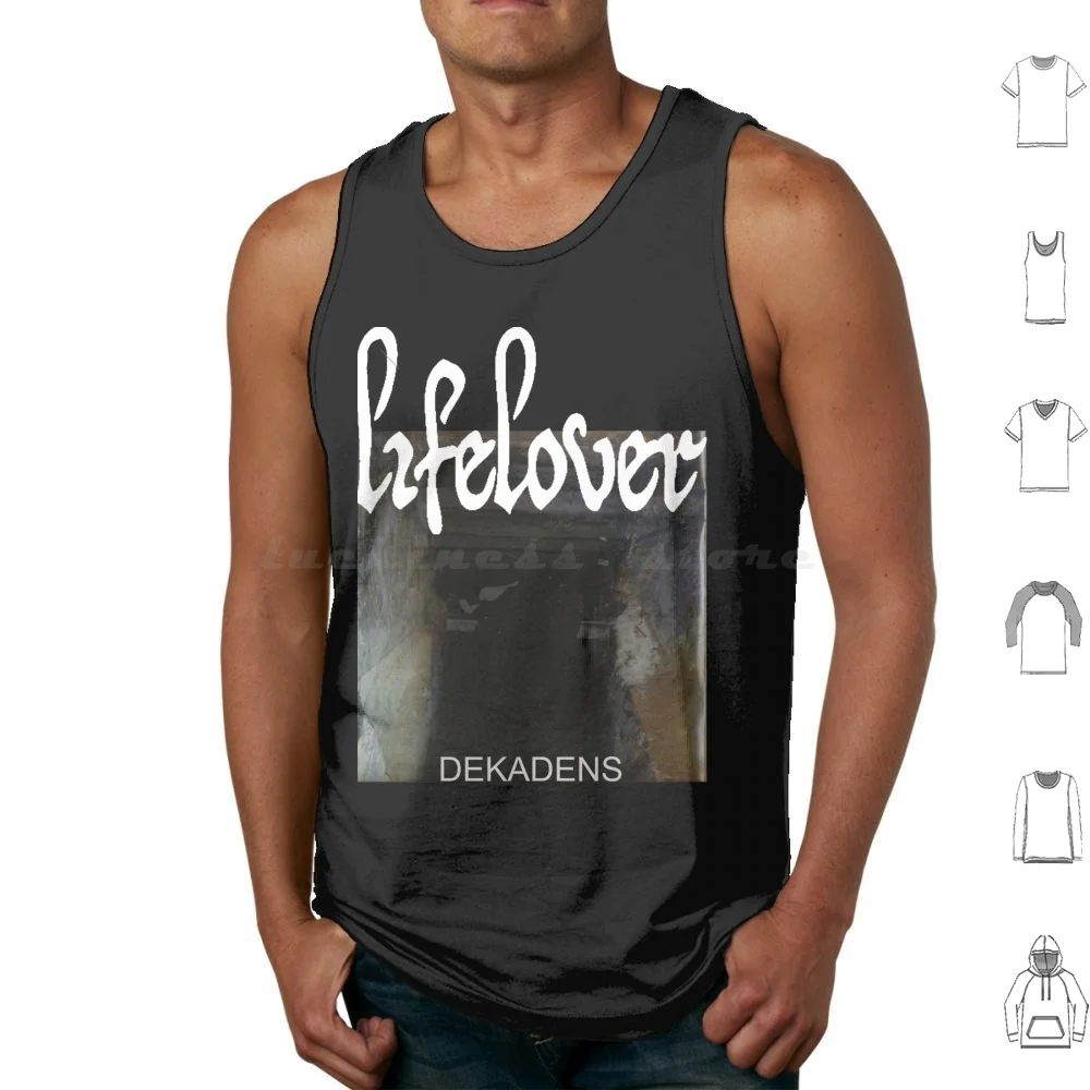 Lifelover-Dekadens-Black Metal Tank Tops Vest Sleeveless Lifelover Dekadens Erotik Depressive Black Metal Xasthur Nocturnal