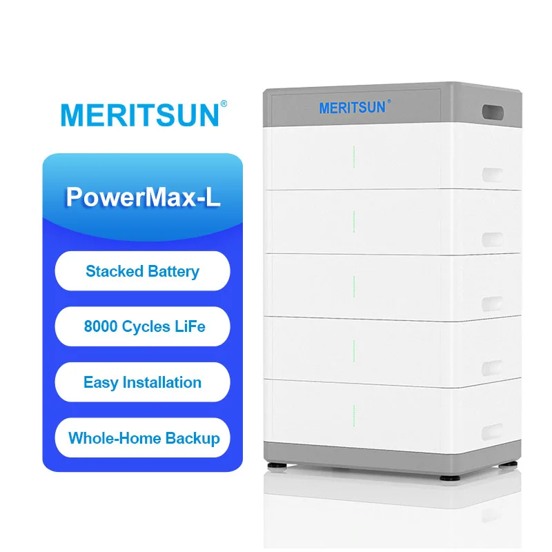 

MeritSun Lithium Battery 48v 100ah 200ah 300ah Solar Energy System Stacked Battery