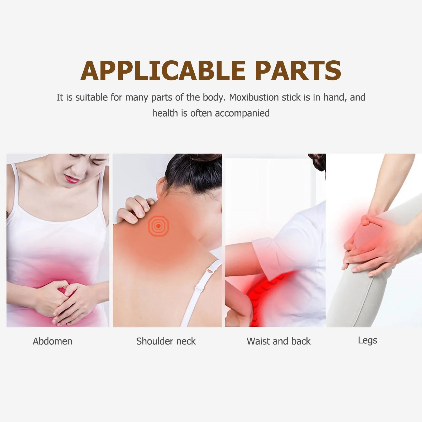 

1pc Moxibustion Stick Premium Hot Moxa Burner For Eye Face Abdomen Foot Detox Fatigue Relief Dark Circles Therapy Massage