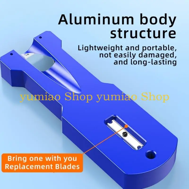 587B Ergonomic Fiber OPT Stripper Manual Tool Adjustable Depth for Sheath Removal High Strength Steel Material