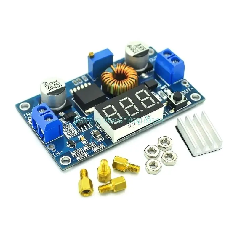 462D Industrial Power Supply Module 4-38V to 1.25 36V Adjustable Output 5A 75W High Efficiency Converters Heat Sink Included