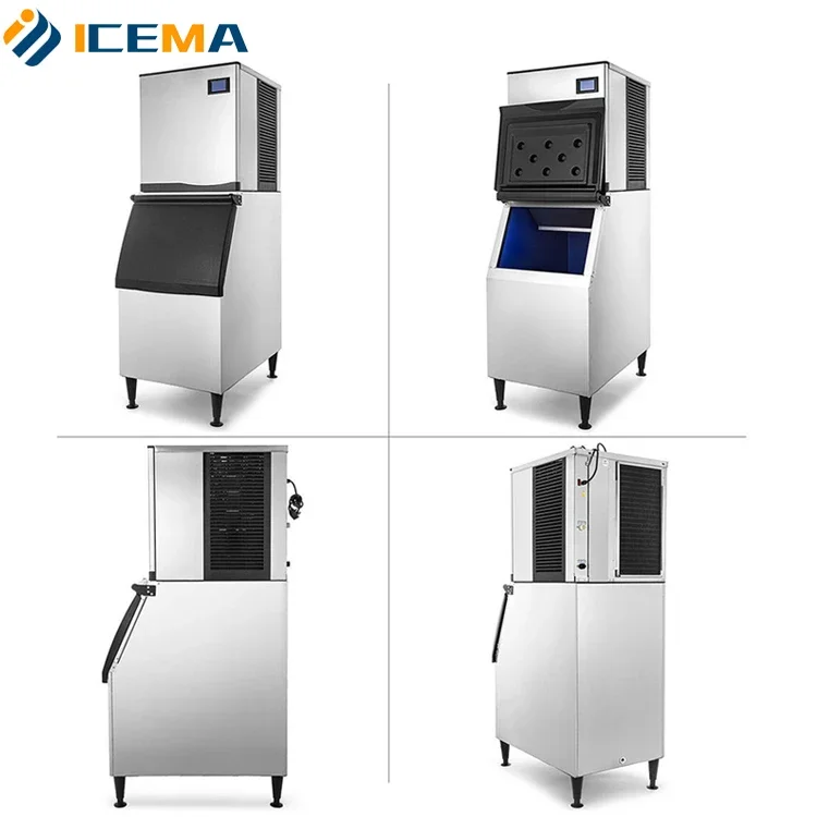 ICEMA 36kg~1000kg Ice making machines Commercial Ice cube making machine for hotel and restaurant