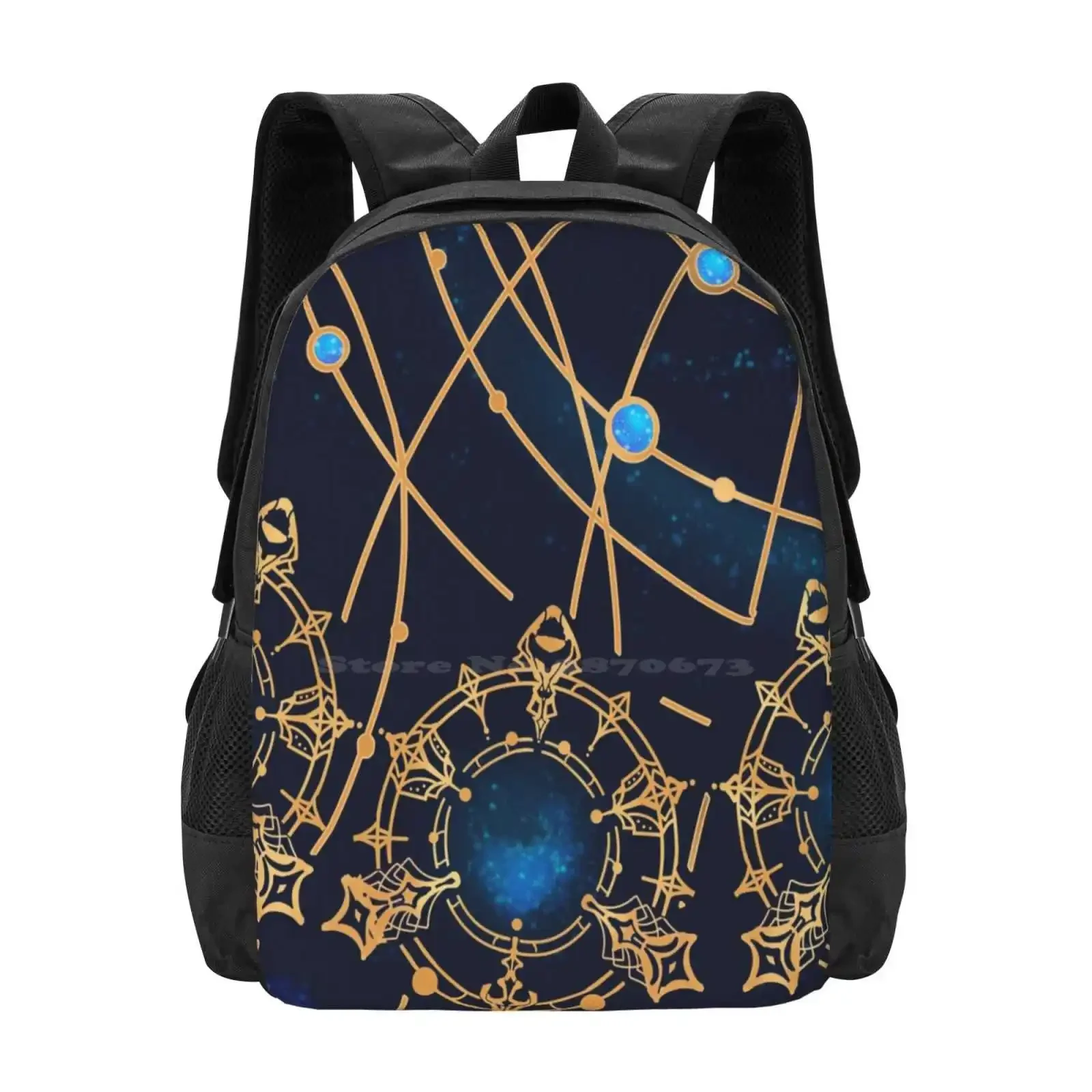 

Oculus Floor Hot Sale Schoolbag Backpack Fashion Bags Oculus Ffxiv Final Fantasy Exarch Star Map Celestial Map