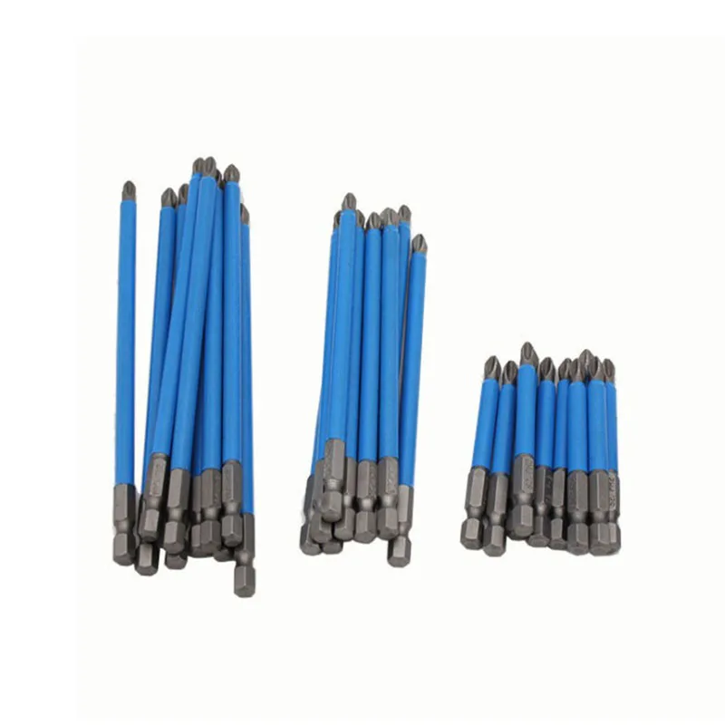 90/150mm PH2 Anti-Slip Elektrische Schraubendreher Bit Set Bits 1/4 "(6,35mm) hex Schaft Magnetische Bits Power Werkzeuge Zubehör