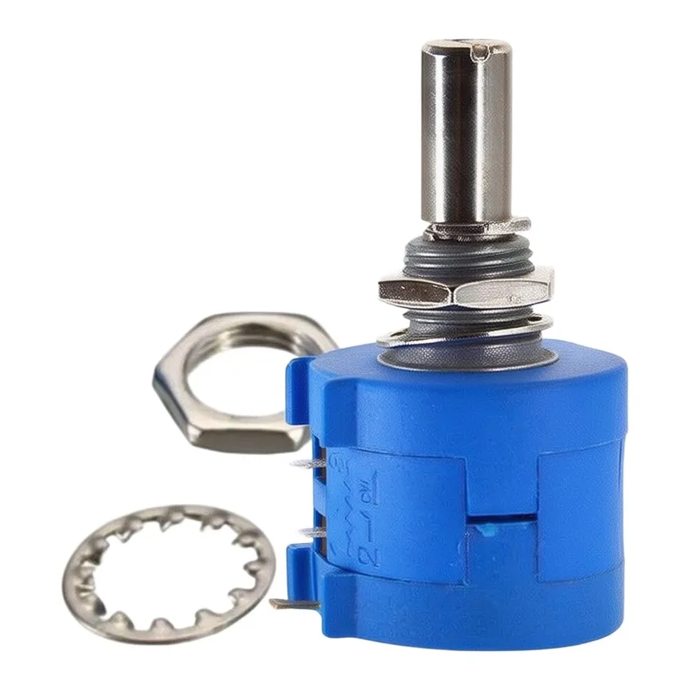 Multi-turn 10-turn Pot For Electronic Projects High Resolution Potentiometer Rated Power 2W Independent Linearity 0.25