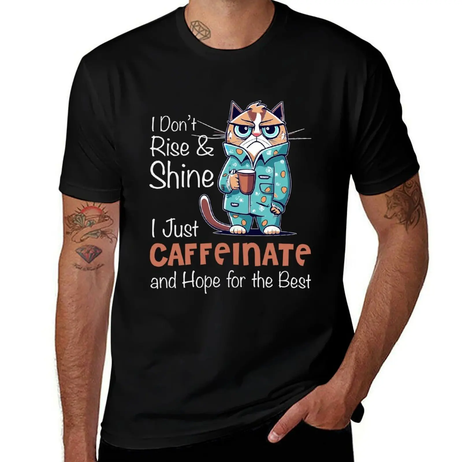 I Don't Rise & Shine ... T-Shirt Soft Lightweight Cotton T-Shirt