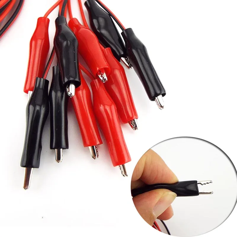 USB male female to Alligator Clips Crocodile Wire Tester Detector DC Voltage Ammeter Capacity Power Meter Monitor