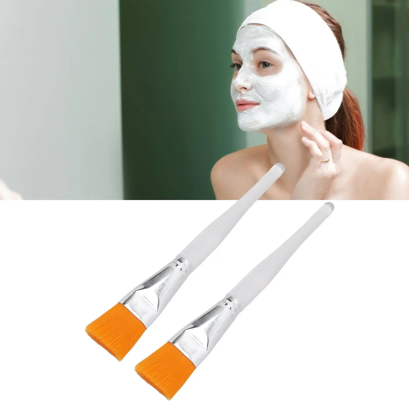 Eye Shadow Applicator & Facial Mask Brush - Soft Elastic, Waterproof, Easy Application