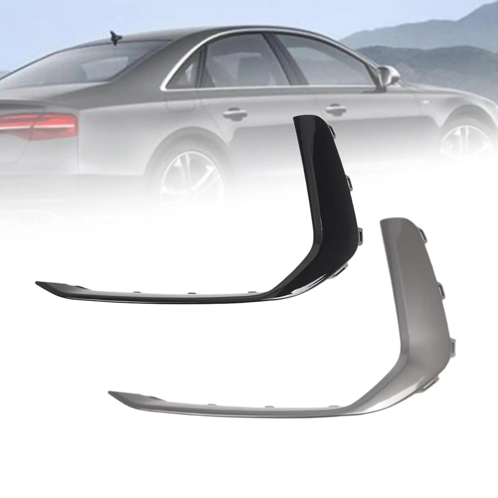 4K0807967A Lightweight Automobile Elegant Left Front Lower Bumper Lip Spoiler Splitter for Audi S6 A6 C8 S-line 2019-2023