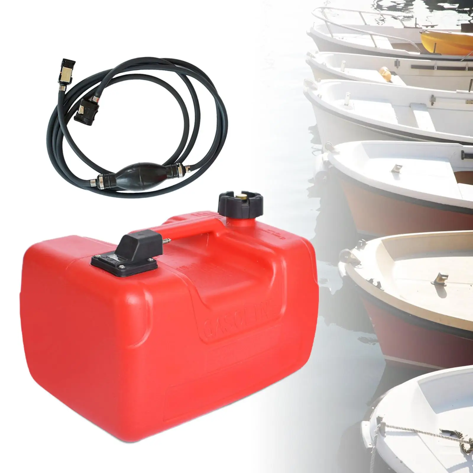 Peças de motor de barco de tanque de combustível de barco marinho portátil 12L substituição resistente ao desgaste