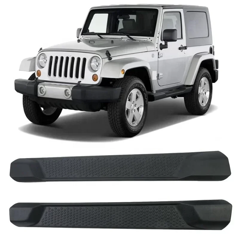 Auto Parts Car Body kits Black Textured Nerf Bars Side Steps Running Boards Fit For 2018-2021 Wrangler JL 2 Door customcustom