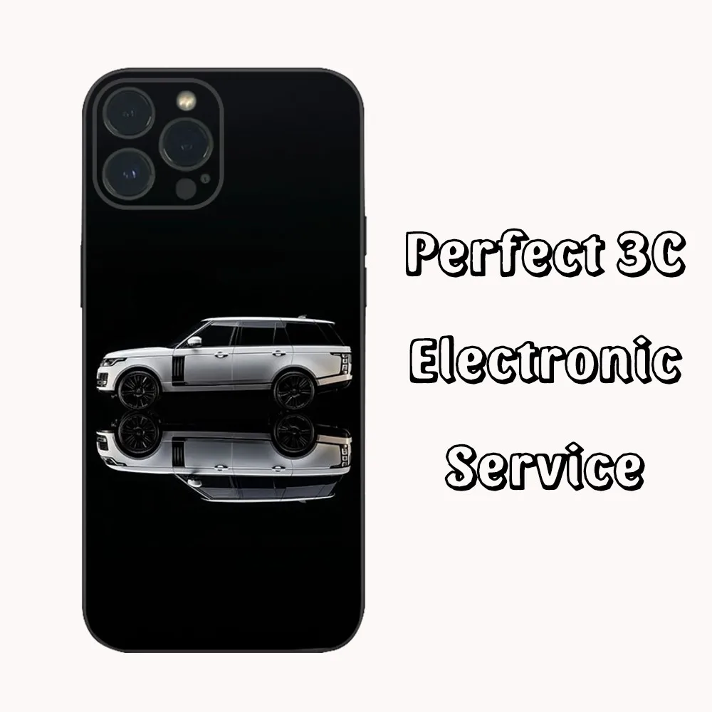 SUV Car L-Land R-Rovere Phone Case  For iPhone16 15 14 13 12 Mini 11 Pro XS Max X XR SE5 6 7 8 Plus Soft Silicone Cover