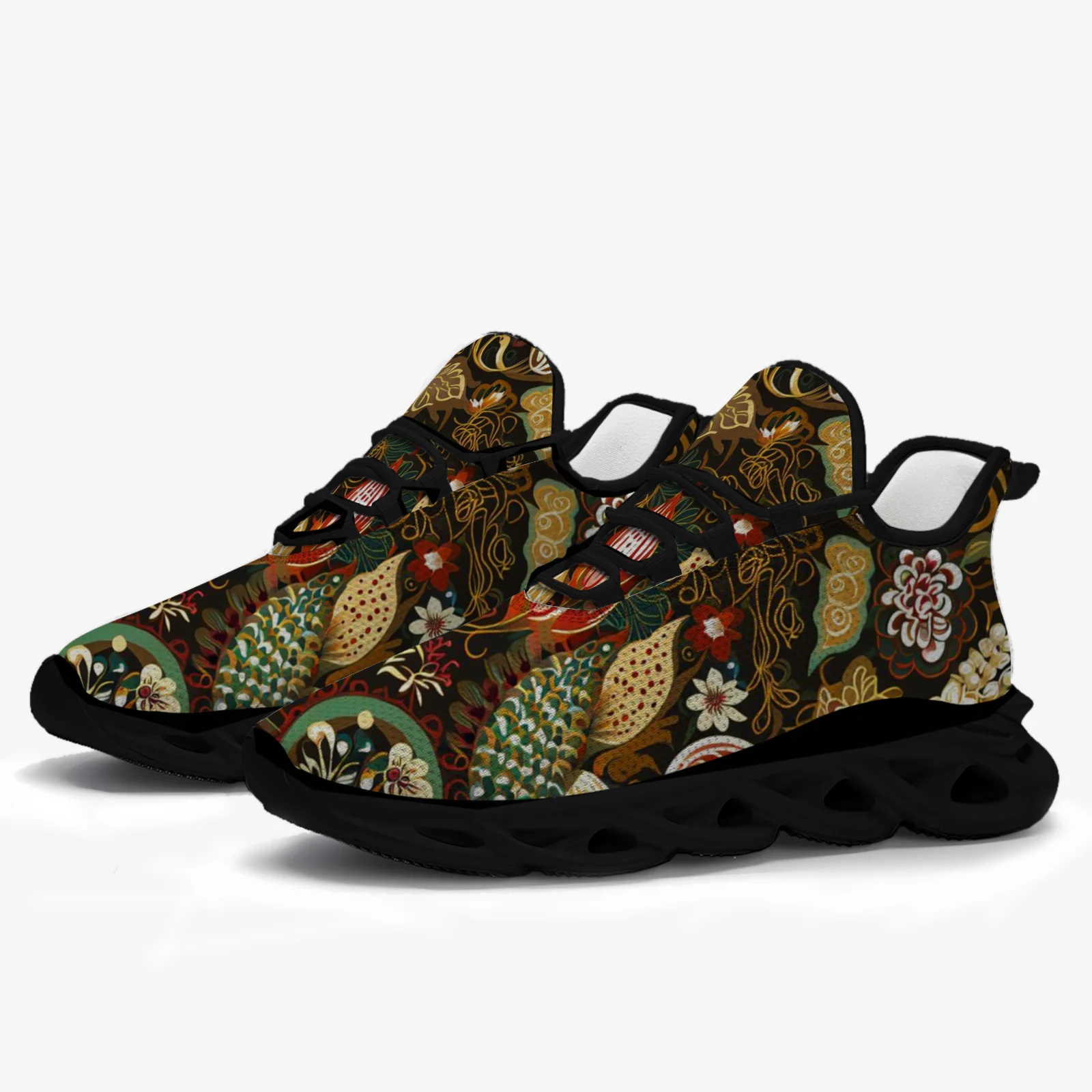 

Customized artistic hand-painted men's and women's fashionable casual sneakers, mesh upper lightweight sports shoes