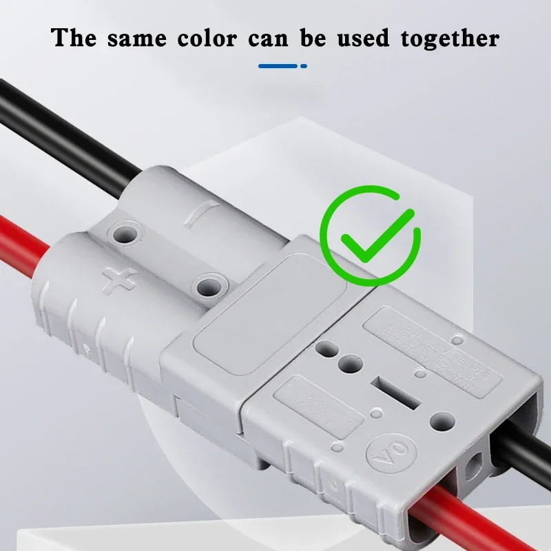 5Pcs Electric Forklift Battery Plug 50A 120A 175A 350A Industry High Current Bipolar Power Connectors No Pressure and No Welding