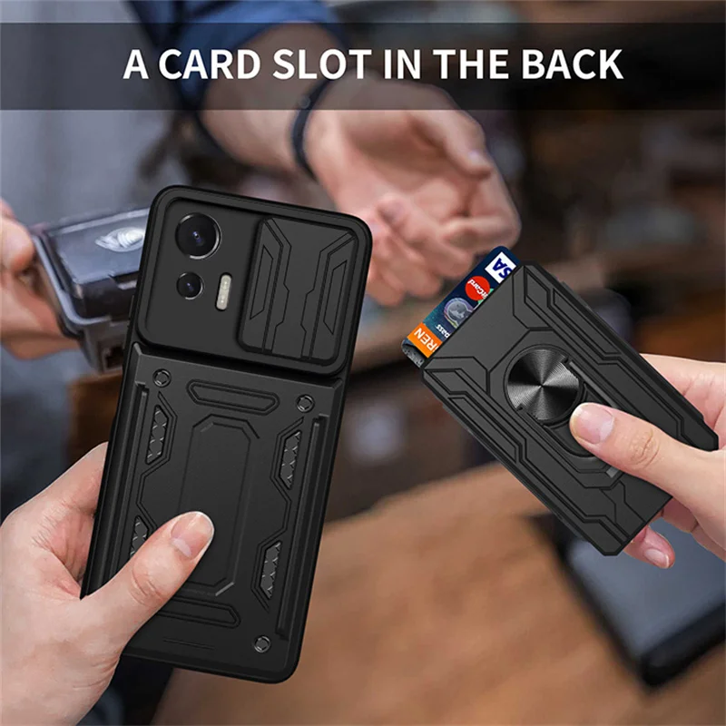 For Motorola Edge 30 Neo Case Car Magnetic Holder Stand Armor Phone Cases For Moto Edge30 Lite Edge 30 Fusion Ultra X30 S30 Pro