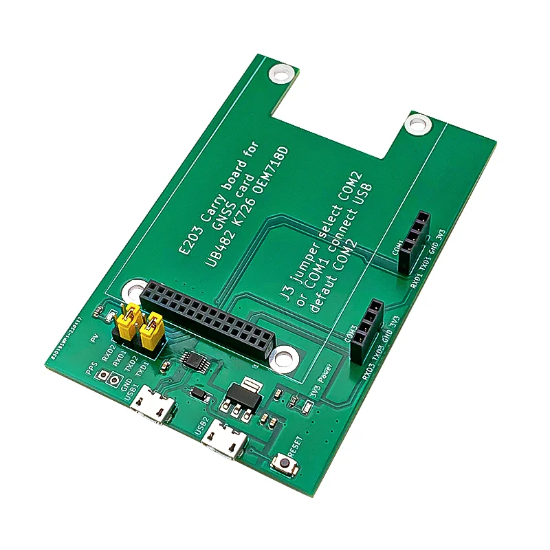 Receptor GNSS Carry Board, Diferencial de posicionamento de alta precisão, Cartão RTK, UB482 K726, OEM718D, V28, UM982