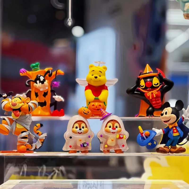 

100% натуральная и оригинальная TOPTOY Disney Halloween Fantasy Night Series слепая коробка стежка украшение для рабочего стола девушка модная игра подарок