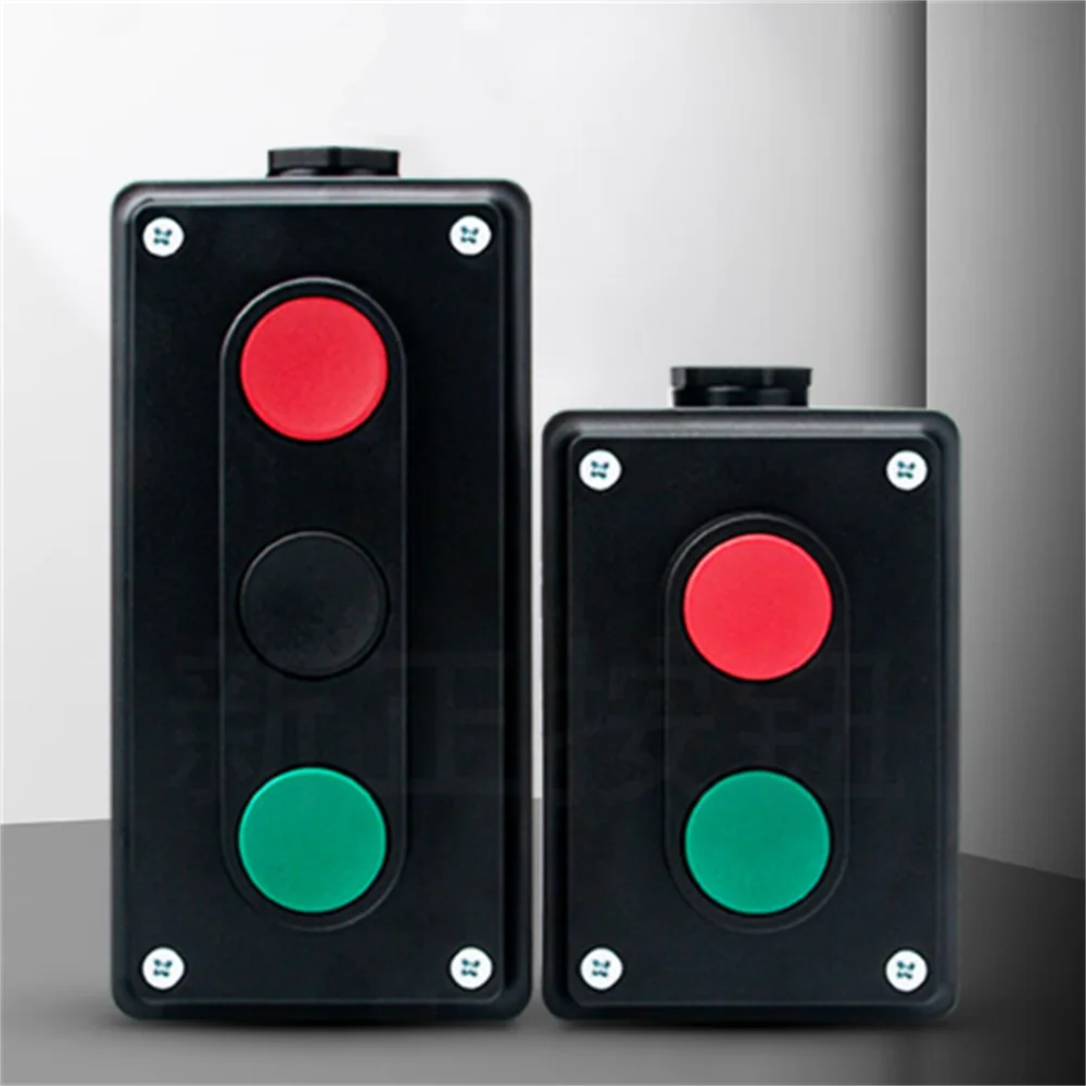 2/3 Position Momentary Push Button Box Start Stop Station Automotive Electrical Wiring Momentary Switch Station