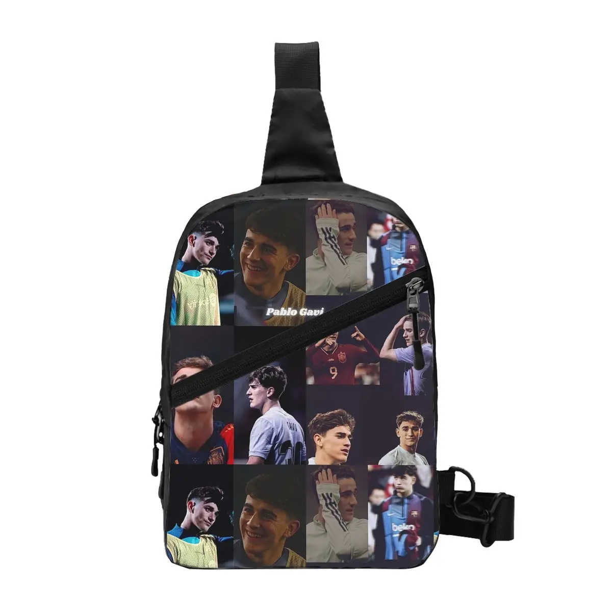 

Pablo Gavi Эстетическая нагрудная сумка Мужской рюкзак через плечо на слинге Нагрудная сумка Дорожный походный рюкзак Сумка на плечо