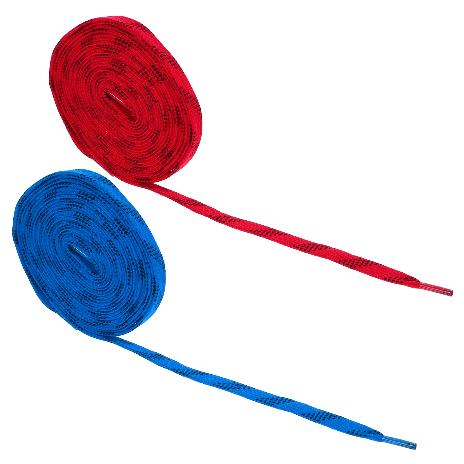 

2Pairs Stylish Ice Hockey Shoe Laces Flat Colored Shoestrings for Figure Skates Roller Skates Reliable Performance