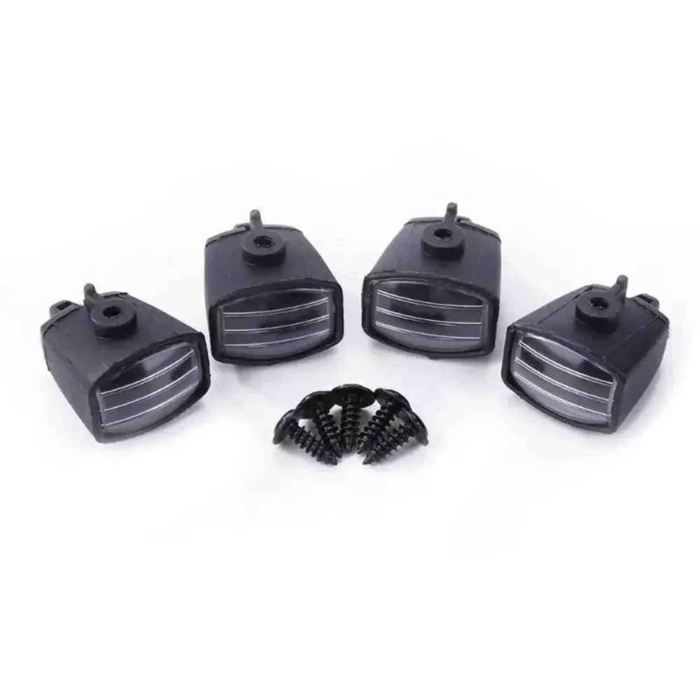 4 stuks RC Auto LED Light Cover Lampenkap voor 1:10 Tamiya HSP Lampenkap voor Axiale SCX10 D90 TRX-4 RC Klimmen auto Onderdelen Accessoires