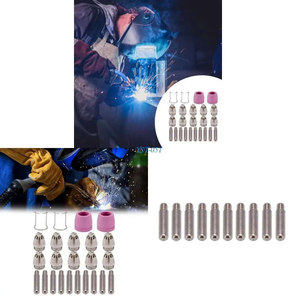 e15a قطع فوهة مجموعة البلازما المشاعل المستهلكات 24pcs لحاملي المحترفين #1