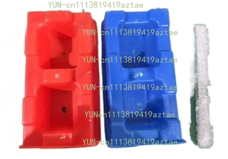 10Pcs Two Color Hollow Concrete Block Molds Reusable Plastic Wall Brick Cast Mould for Garden Decor Fence