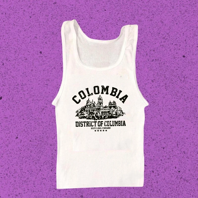 แฟชั่นสร้างสรรค์รูปแบบการ์ตูนพิมพ์ผู้หญิงเสื้อยืดStreetwear Gothic Harajukuสุนทรียศาสตร์Tee Retro Casual Slimผู้หญิงCrop Top