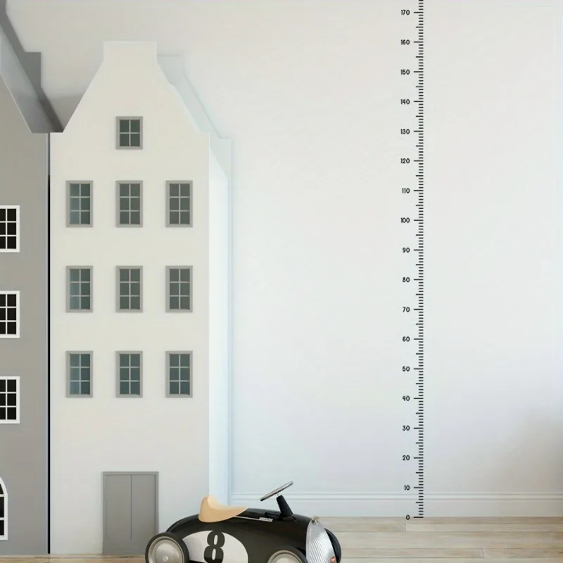 Essential Height Measuring Sticker Removable PVC Decorative Wall Sticker with Precision Measurement for Home Use