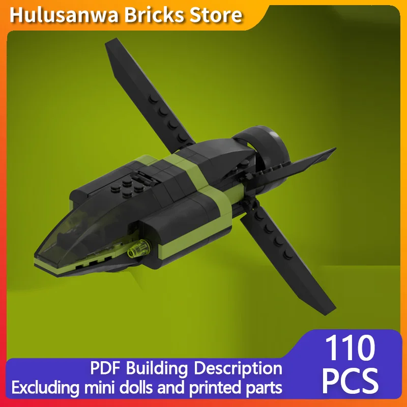 

Space Submersible Vehicle Model MOC Building Bricks War Equipment Modular Technology Gifts Holiday Assemble Children Toys Suit