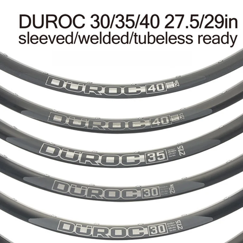 SUNRingle DUROC 30/35/40/50/SD37/SD42 Bicycle rim Aluminum alloy Mountain bike 29 27.5 inch 28/32 holes XC/AM/FR/DH Tubeless rim