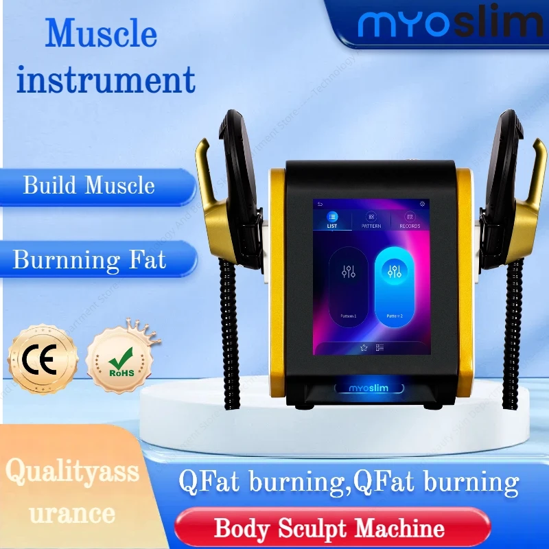

New RF muscle shaping machine 6500W fat body slimming technology muscle electromagnetic body shaping weight loss muscle stimulat