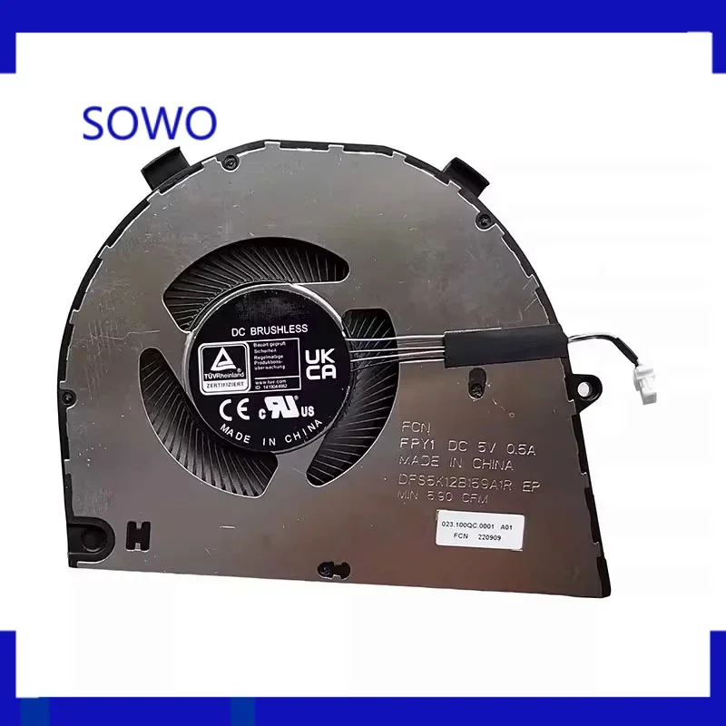 New  CPU Cooling  Fan for DELL Inspiron 5620 7620 2-1 16-5620 5625  0T8R2T