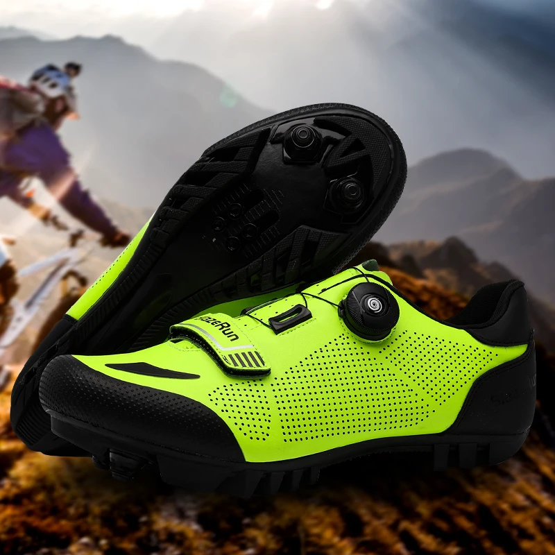 Fahrradschuhe Fahrrad Sneakers Cleat rutschfeste Herren Mountainbike Schuhe Fahrradschuhe Speed Shoes – Detail 10