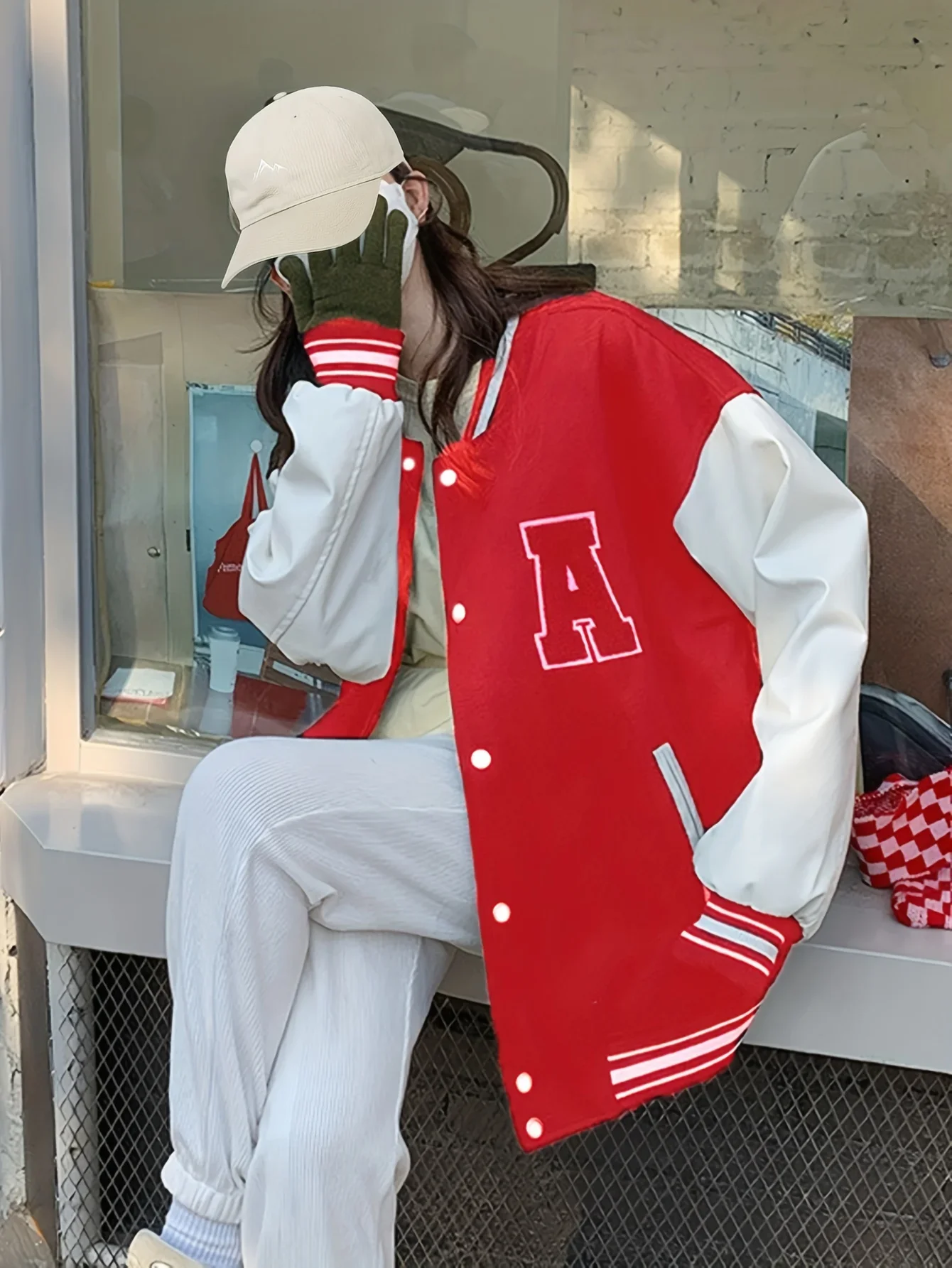 Women Bomber Jackets 2024 Fall Winter Fashion Baseball Uniform Oversize Coats Student Couple Harajuku Loose Jacket Streetwear