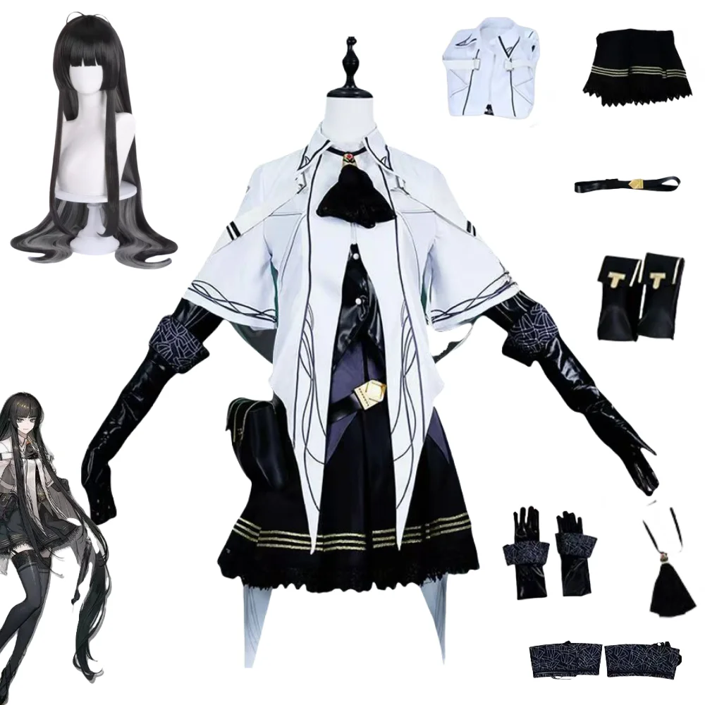 Game Arknights Virtuosa  Cosplay Costume  Comic Con Makeup Party Uniform Two-dimensional Game Full Set Halloween Code Cai