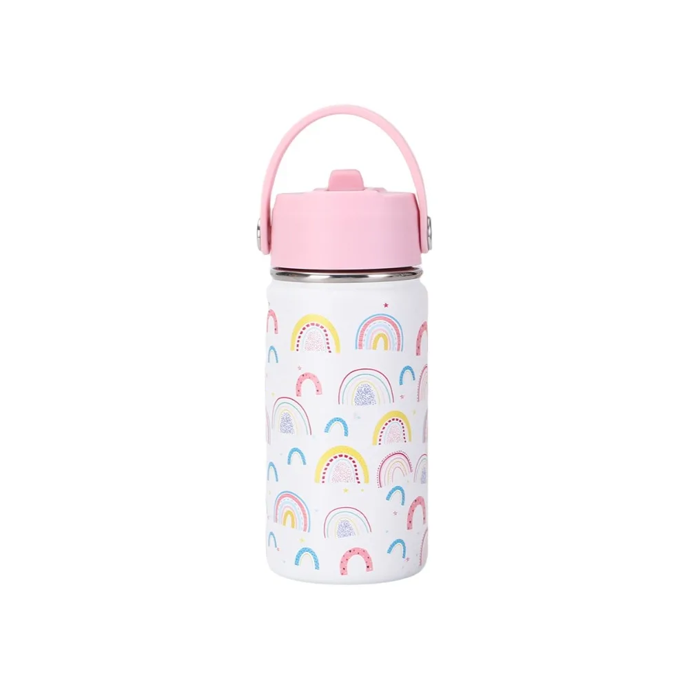 

Thermos Bottle Cartoon Handheld Kettle Leak-Proof Fashionable Vacuum Cup Stainless Steel Thermos Mug Kids Daily Use