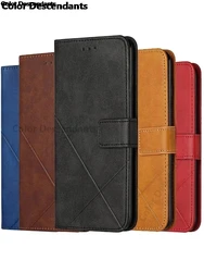 Flip plain Leather Phone Case For Redmi 12 13C 13 14C NOTE 14 PRO Xiaomi POCO X5 PRO POCO X5 Stand Book Cover dirt-resistant