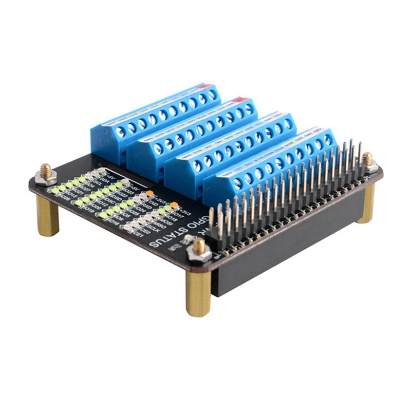 Para raspberry pi gpio placa de extensão terminal chapéu para raspberry pi 2b/3b/3b +/4b/zero/zero w módulo interface gpio