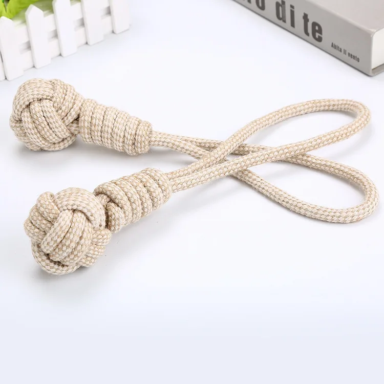 Manufacturer Wholesale Chew Beige Pet Dog Toy Rope