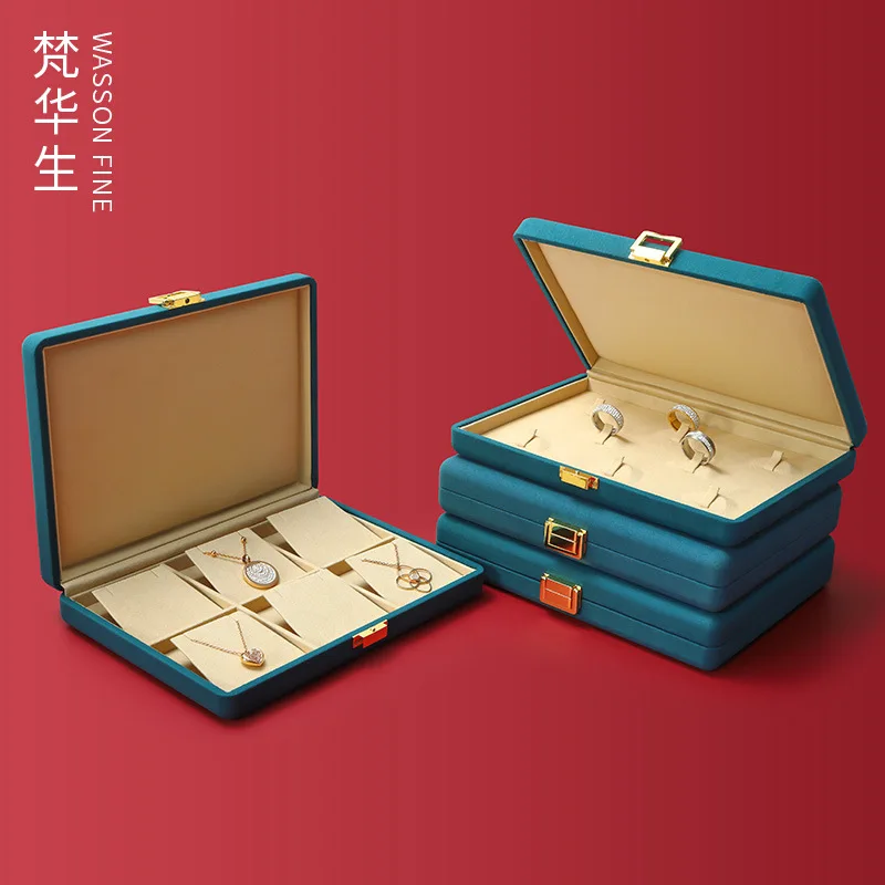 Super fiber creative jewelry box jewelry storage tray Ring Pendant Necklace Earrings naked diamond Exhibition jewelry storage