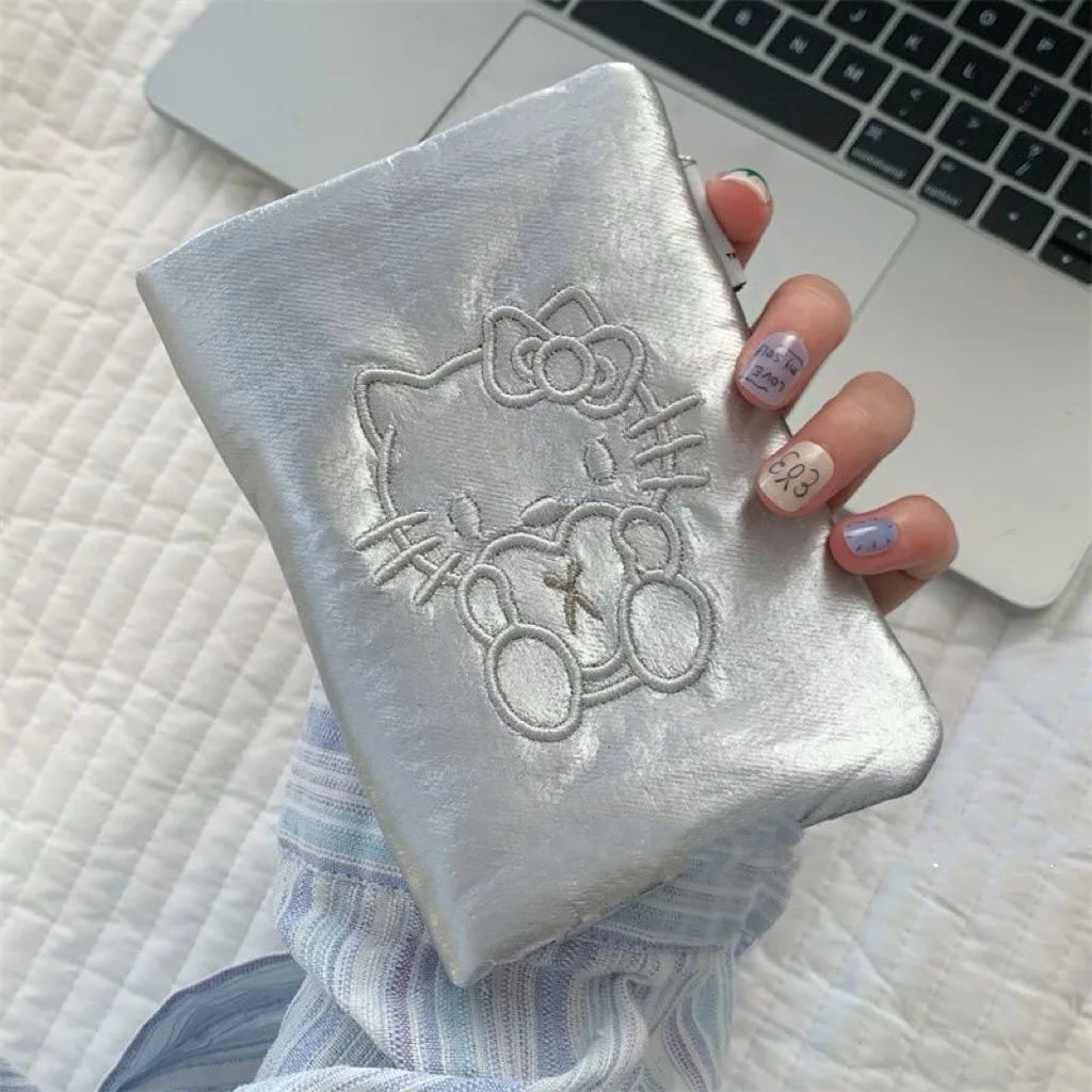 Japanese hello kiity cute storage bag ID bag passport cover coin wallet multifunction card bag  wallets for women birthday gift
