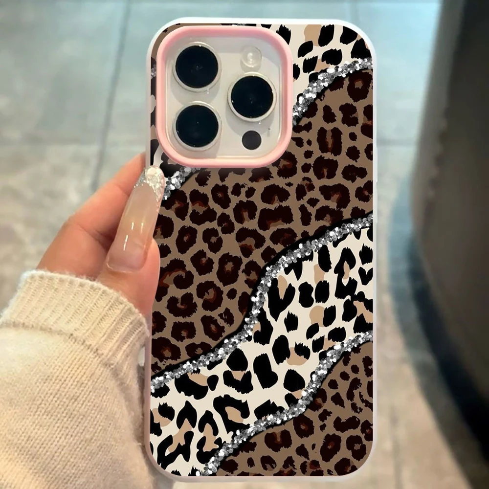 Für Samsung Galaxy S21 S26 S25 S24 S23 S22 Ultra Plus FE Hülle Luxus Leopardenmuster Cover Für A37 A36 A54 A55 A56 Drop Funda – Detail 1