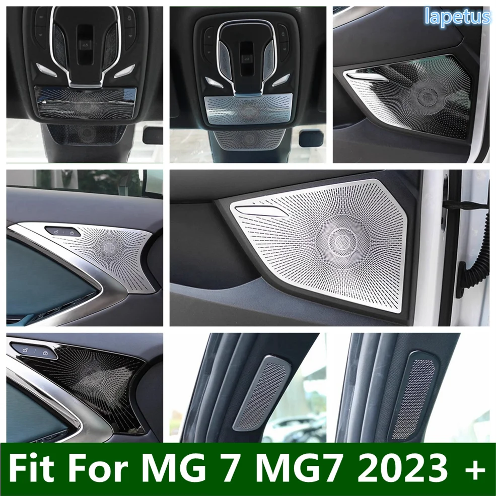 

Interior Accessories Door Speaker Audio Loudspeaker Cover Trim Stainless Steel Protective Stickers For MG 7 MG7 2023 2024 2025