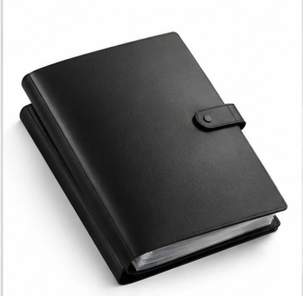 2Pcs Index Card Organizer Storage Book 40 Pockets Holds 160 Flash Cards Note Cards Fits 4x6 Photos Clear Sleeve Binder Photo