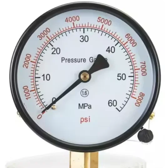 เกจวัดแรงดันใหม่ 0-60Mpa สำหรับหัวฉีดดีเซล S60h เครื่องมือทดสอบแรงดัน 0-8000Psi เครื่องทดสอบหัวฉีด S60H ลูกสูบ