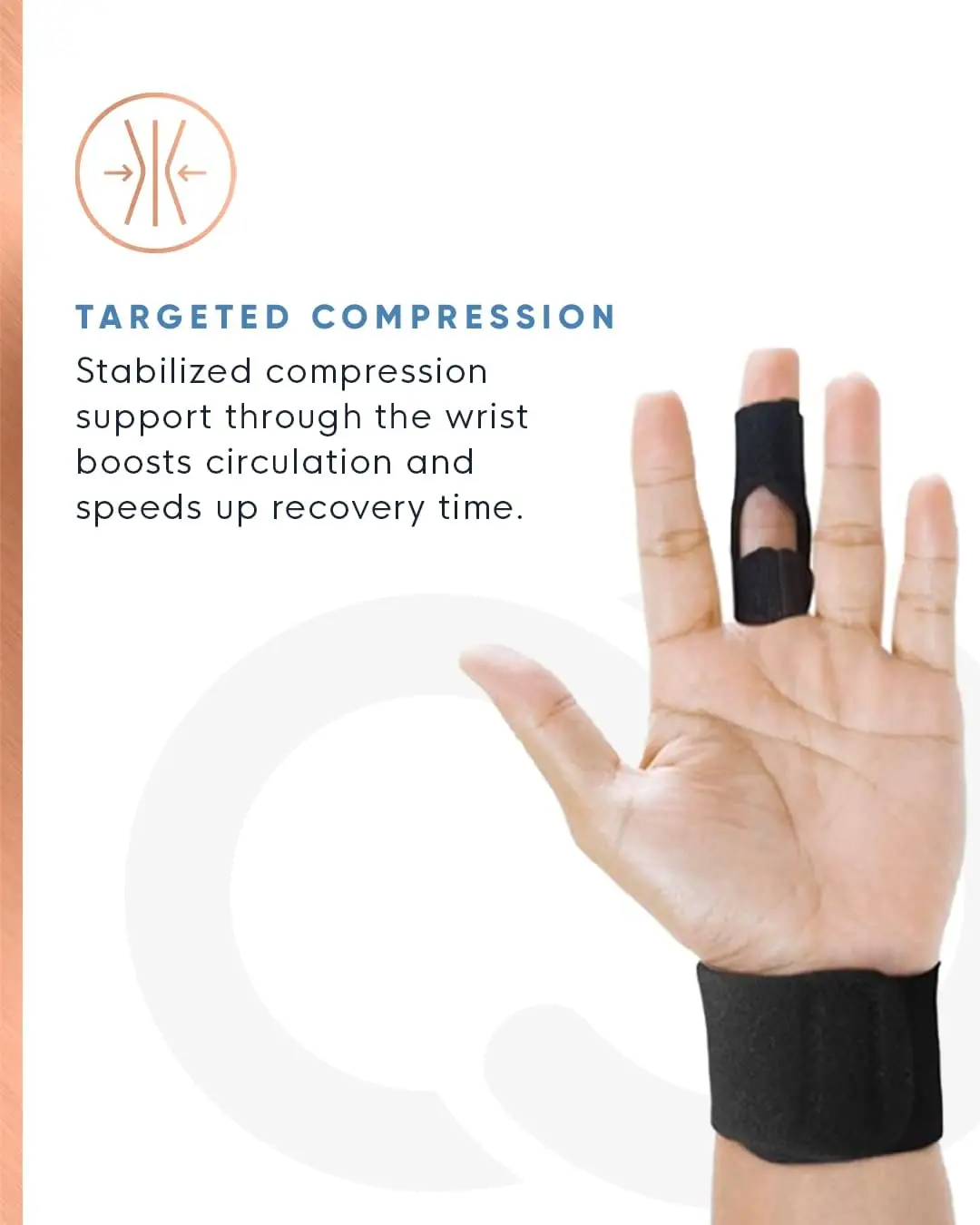 1PC Finger Splint-Hand and Wrist Brace Support-Straightening Immobilizer For Sprains Pain Relief Arthritis Tendonitis