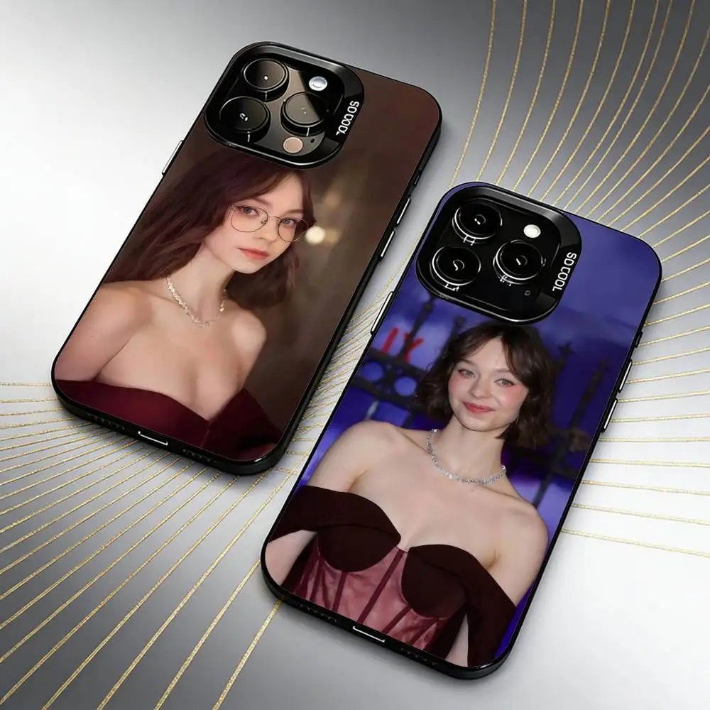 

Pippa E-Emma M-Myers-S Phone Case For iPhone 16 17 15 14 12 13 Pro Max Black Candy Matte Shockproof Cover