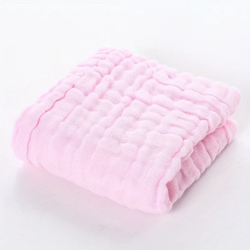 1Pcs Baby Bath Towel 100% Cotton Muslin Squares 6 Layers Gauze Kid Facecloth Face Wash Wipe Hand Soft Newborn Stuff Handkerchief